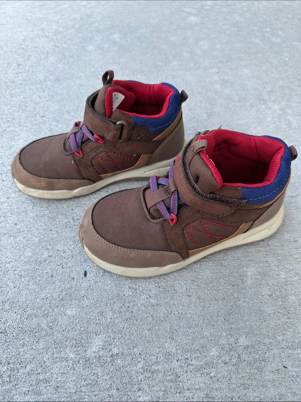 Stride Rite Kids Brown Hiking Shoes